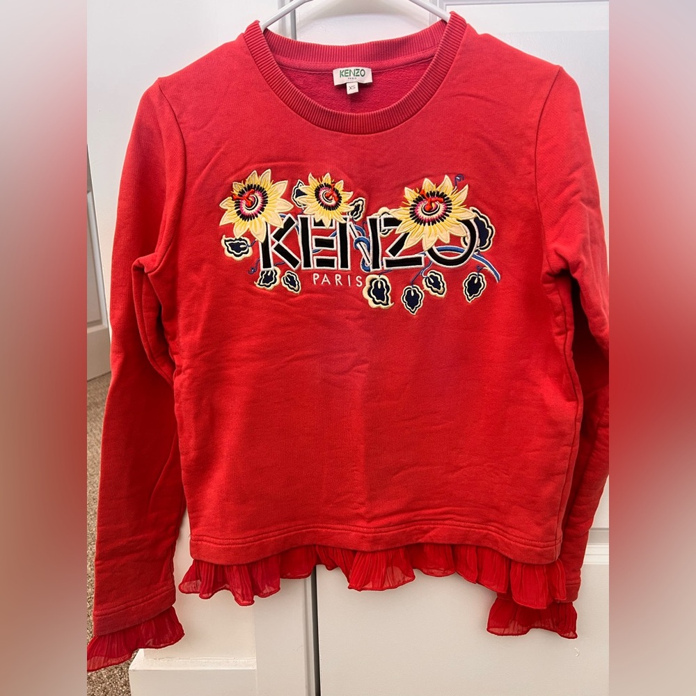 Kenzo Red Sunflower Sweatshirt